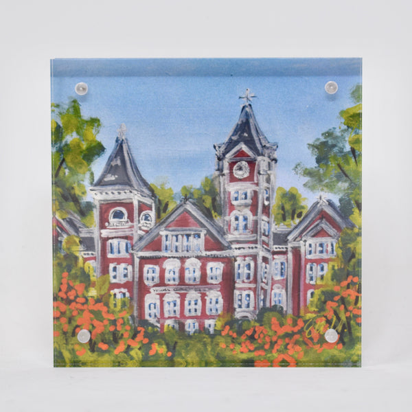 Auburn Landmark Acrylic Block - 4x4