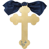 Blue Hallelujah Cross - 24"