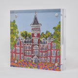 Clemson Landmark Acrylic Block - 4x4