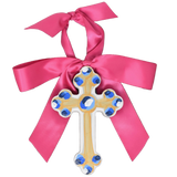 Pink Hallelujah Cross - 6"