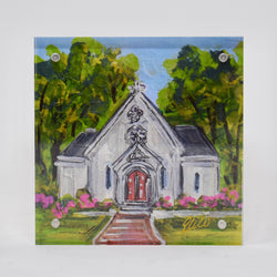 Saint Mary's School Landmark Acrylic Block - 4x4