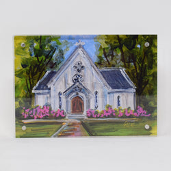 Saint Mary's School Landmark Acrylic Block - 5x7